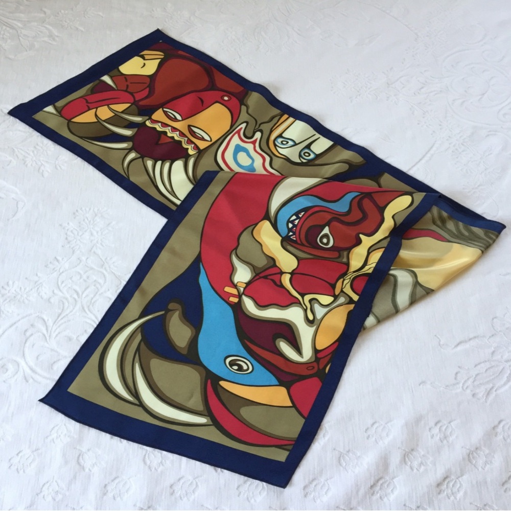 Daphne Odjig Oblong Silk Scarf